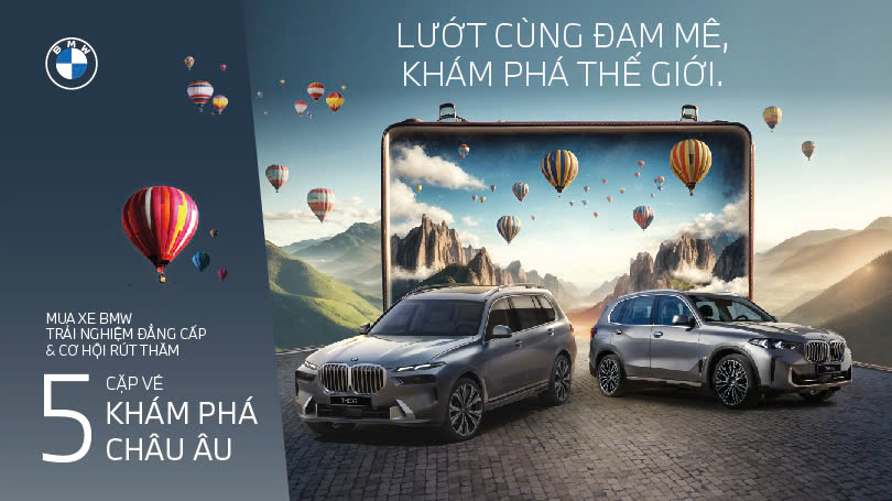 CHƯƠNG TRÌNH “ LƯỚT CÙNG ĐAM MÊ KHÁM PHÁ THẾ GIỚI CÙNG BMW”