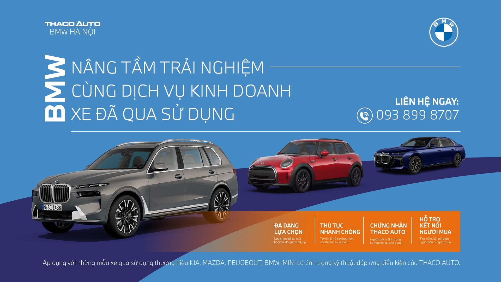 THACO AUTO BMW HÀ NỘI - NÂNG TẦM TRẢI NGHIỆM CÙNG DỊCH VỤ KINH DOANH XE ĐÃ QUA SỬ DỤNG